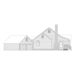 Ranch House Plan Left Elevation - Westrose Country Ranch Home 040D-0026 - Shop House Plans and More