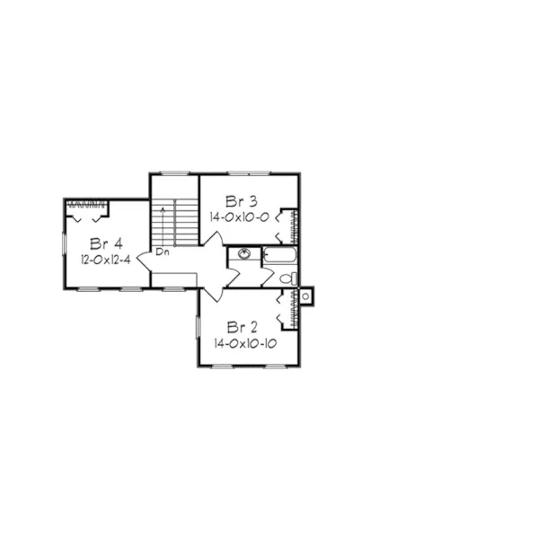 Country House Plan Second Floor - Brookfield Country Home 040D-0027 - Search House Plans and More