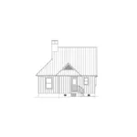 Bungalow House Plan Rear Elevation - Haverhill Cottage Home 040D-0028 - Search House Plans and More