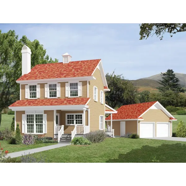 Cheerful Country Home With Favorable Façade 