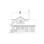 Country House Plan Rear Elevation - Elmfield Country Home 040D-0031 - Search House Plans and More