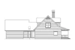 Farmhouse Plan Left Elevation - Spring Valley Country Farmhouse 040D-0032 - Shop House Plans and More
