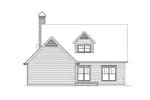 Farmhouse Plan Rear Elevation - Spring Valley Country Farmhouse 040D-0032 - Shop House Plans and More