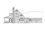Farmhouse Plan Right Elevation - Spring Valley Country Farmhouse 040D-0032 - Shop House Plans and More