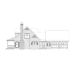 Country House Plan Right Elevation - Spring Valley Country Farmhouse 040D-0032 - Shop House Plans and More