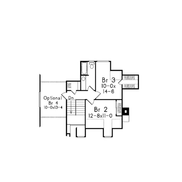 Country House Plan Second Floor - Grayson Country Home 040D-0033 - Search House Plans and More