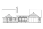 Southern House Plan Rear Elevation - Dennison Crest Rustic Ranch Home 041D-0001 - Search House Plans and More