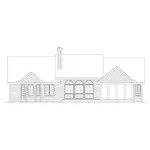 Country House Plan Rear Elevation - Dennison Crest Rustic Ranch Home 041D-0001 - Search House Plans and More