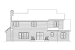 Traditional House Plan Rear Elevation - Field Pointe Bay Two-Story Home 041D-0002 - Search House Plans and More