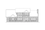 Traditional House Plan Rear Elevation - Monticello Pond Country Home 041D-0003 - Shop House Plans and More