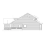 Craftsman House Plan Right Elevation - Monticello Pond Country Home 041D-0003 - Shop House Plans and More