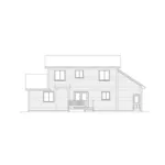 Traditional House Plan Rear Elevation - Dover Traditional Home 041D-0005 - Search House Plans and More