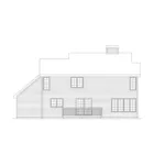 Farmhouse Plan Rear Elevation - Hanover Country Home 045D-0001 - Search House Plans and More