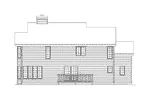 Country House Plan Rear Elevation - Bloomfield Country Home 045D-0002 - Search House Plans and More