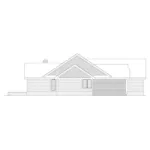 Craftsman House Plan Left Elevation - Stafford Ranch Home 045D-0003 - Shop House Plans and More