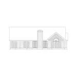 Craftsman House Plan Rear Elevation - Stafford Ranch Home 045D-0003 - Shop House Plans and More