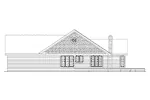 Modern House Plan Right Elevation - Stafford Ranch Home 045D-0003 - Shop House Plans and More