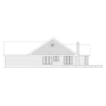 Craftsman House Plan Right Elevation - Stafford Ranch Home 045D-0003 - Shop House Plans and More