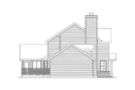 Southern House Plan Left Elevation - Trailwood Country Home 045D-0005 - Shop House Plans and More