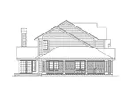 Southern House Plan Left Elevation - Knollwood Country Home 045D-0006 - Search House Plans and More