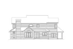 Traditional House Plan Rear Elevation - Knollwood Country Home 045D-0006 - Search House Plans and More