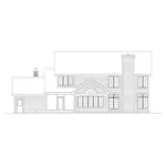 Arts & Crafts House Plan Rear Elevation - Shadypeak Country Home 045D-0007 - Shop House Plans and More