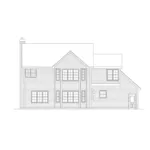 Modern House Plan Rear Elevation - Eastham Country Home 045D-0008 - Search House Plans and More