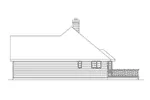 Ranch House Plan Right Elevation - Bradley Mill Ranch Home 045D-0009 - Search House Plans and More