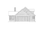 Victorian House Plan Rear Elevation - Vicksdale Cabin And Cottage Home 045D-0010 - Shop House Plans and More