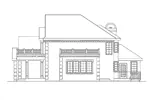 Santa Fe House Plan Right Elevation - Windsor Forest Sunbelt Home 045D-0011 - Shop House Plans and More