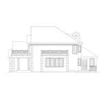 Plantation House Plan Right Elevation - Windsor Forest Sunbelt Home 045D-0011 - Shop House Plans and More