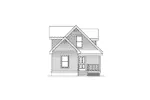 Cabin & Cottage House Plan Rear Elevation - Westover Compact Narrow Lot Home 045D-0013 - Shop House Plans and More