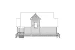 Cabin & Cottage House Plan Right Elevation - Westover Compact Narrow Lot Home 045D-0013 - Shop House Plans and More