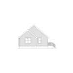 Farmhouse Plan Rear Elevation - Oaktrail Quaint Cottage Home 045D-0014 - Shop House Plans and More