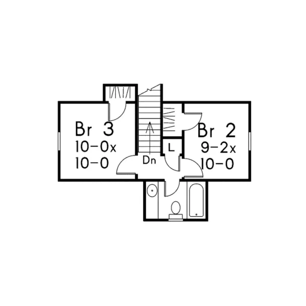 Vacation House Plan Second Floor - Foxland Country Home 045D-0017 - Search House Plans and More