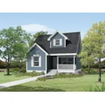 Dormer And Covered Porch Add To Country Charm