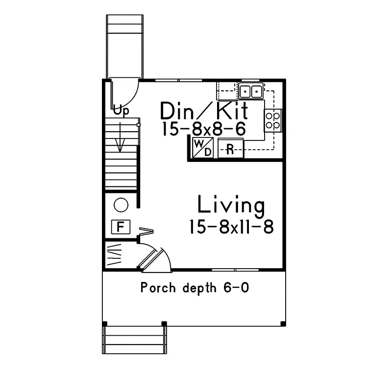 Traditional House Plan First Floor - Oakhill Two-Story Home 045D-0018 - Shop House Plans and More