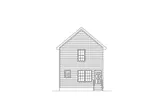 Traditional House Plan Rear Elevation - Oakhill Two-Story Home 045D-0018 - Shop House Plans and More