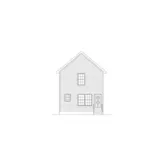 Lowcountry House Plan Rear Elevation - Oakhill Two-Story Home 045D-0018 - Shop House Plans and More