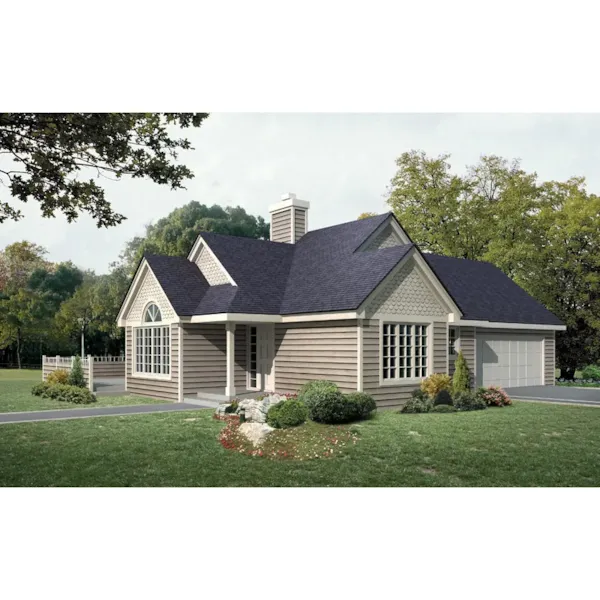 Country Ranch Home With Covered Front Porch