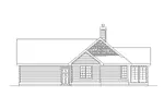 Traditional House Plan Left Elevation - Westridge Traditional Home 045D-0019 - Shop House Plans and More