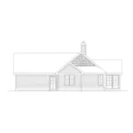 Country House Plan Left Elevation - Westridge Traditional Home 045D-0019 - Shop House Plans and More