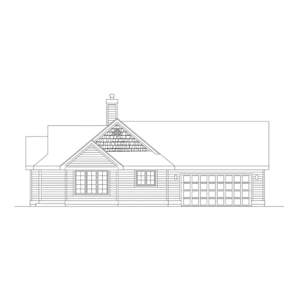 Country House Plan Right Elevation - Westridge Traditional Home 045D-0019 - Shop House Plans and More