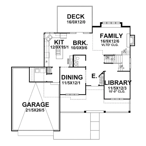 Farmhouse Plan First Floor - Roseview Country Home 046D-0078 - Shop House Plans and More