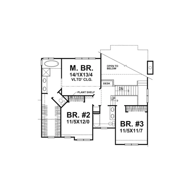 Farmhouse Plan Second Floor - Roseview Country Home 046D-0078 - Shop House Plans and More