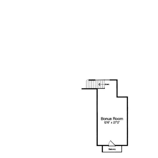 Southern House Plan Second Floor - Buchanan Creek Rustic Home 047D-0005 - Search House Plans and More