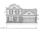 Country House Plan Front Elevation - Madeira Country Home 047D-0014 - Shop House Plans and More