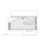 Craftsman House Plan Right Elevation - Madeira Country Home 047D-0014 - Shop House Plans and More