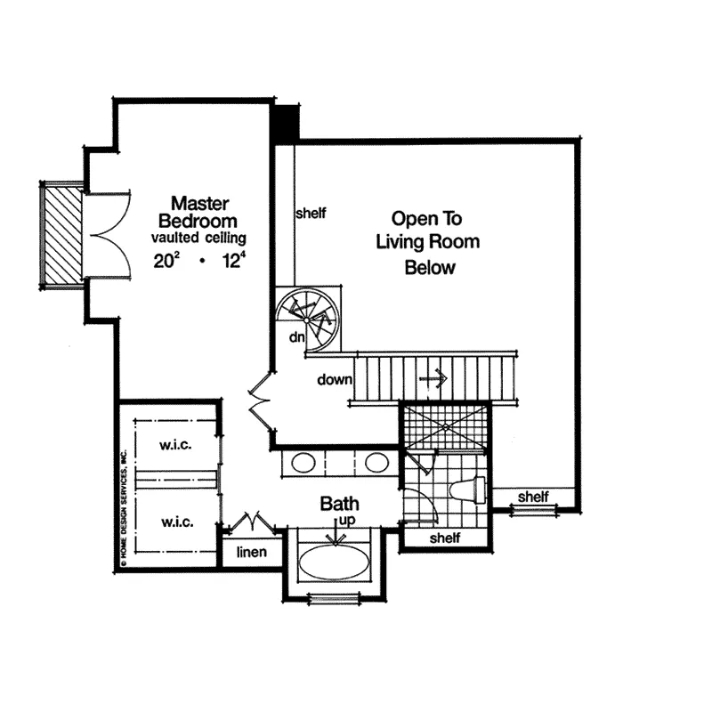 Florida House Plan Second Floor - Mangrove Park Cottage Home 047D-0015 - Shop House Plans and More