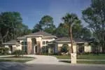 Contemporary House Plan Front Photo 01 - Palm Aire Adobe Style Home 047D-0046 - Shop House Plans and More
